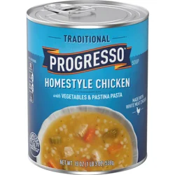Progresso Traditional, Chicken with Vegetables & Pastina Pasta Canned Soup, 19 oz.