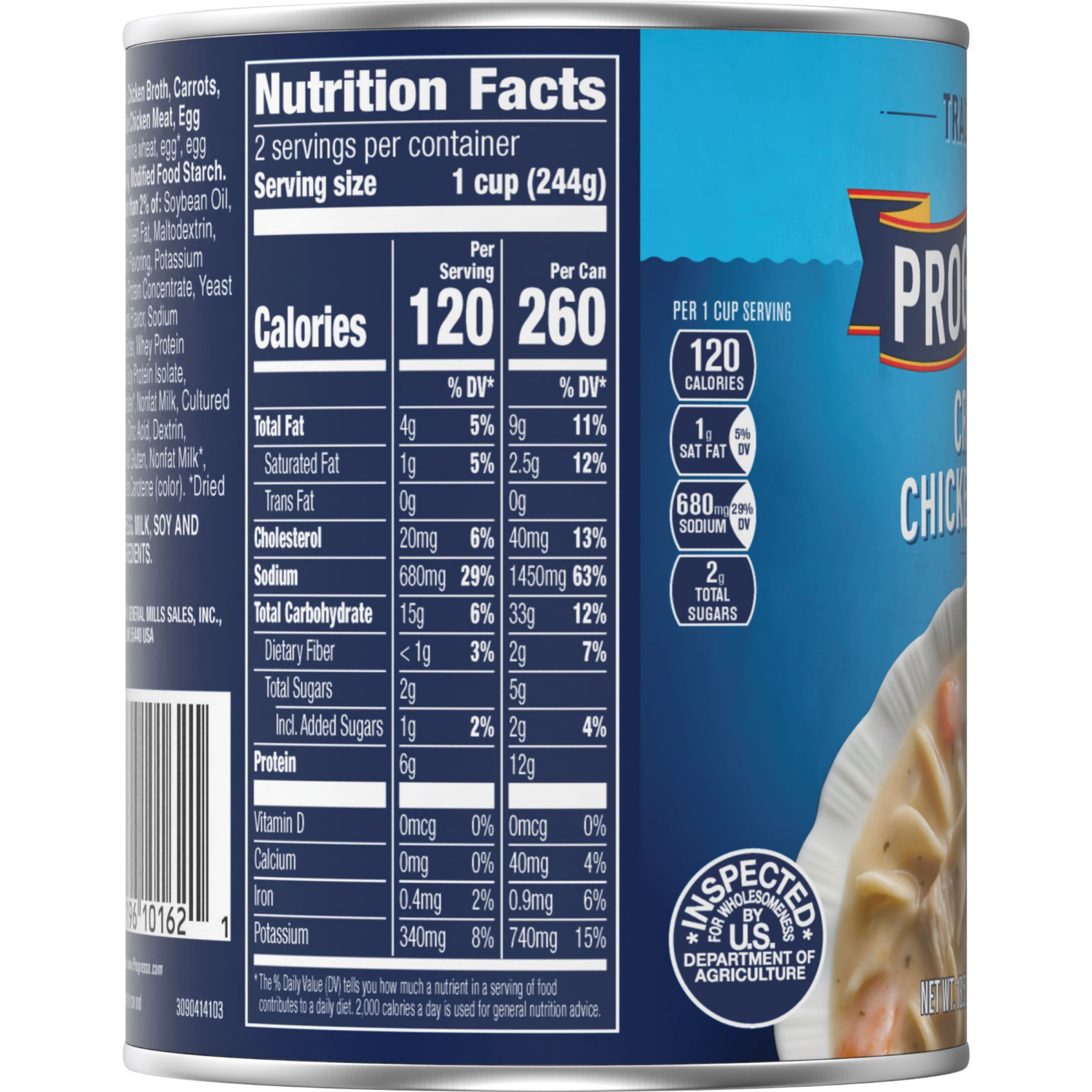 slide 2 of 3, Progresso Traditional, Creamy Chicken Noodle Canned Soup, 18.5 oz., 18.5 oz