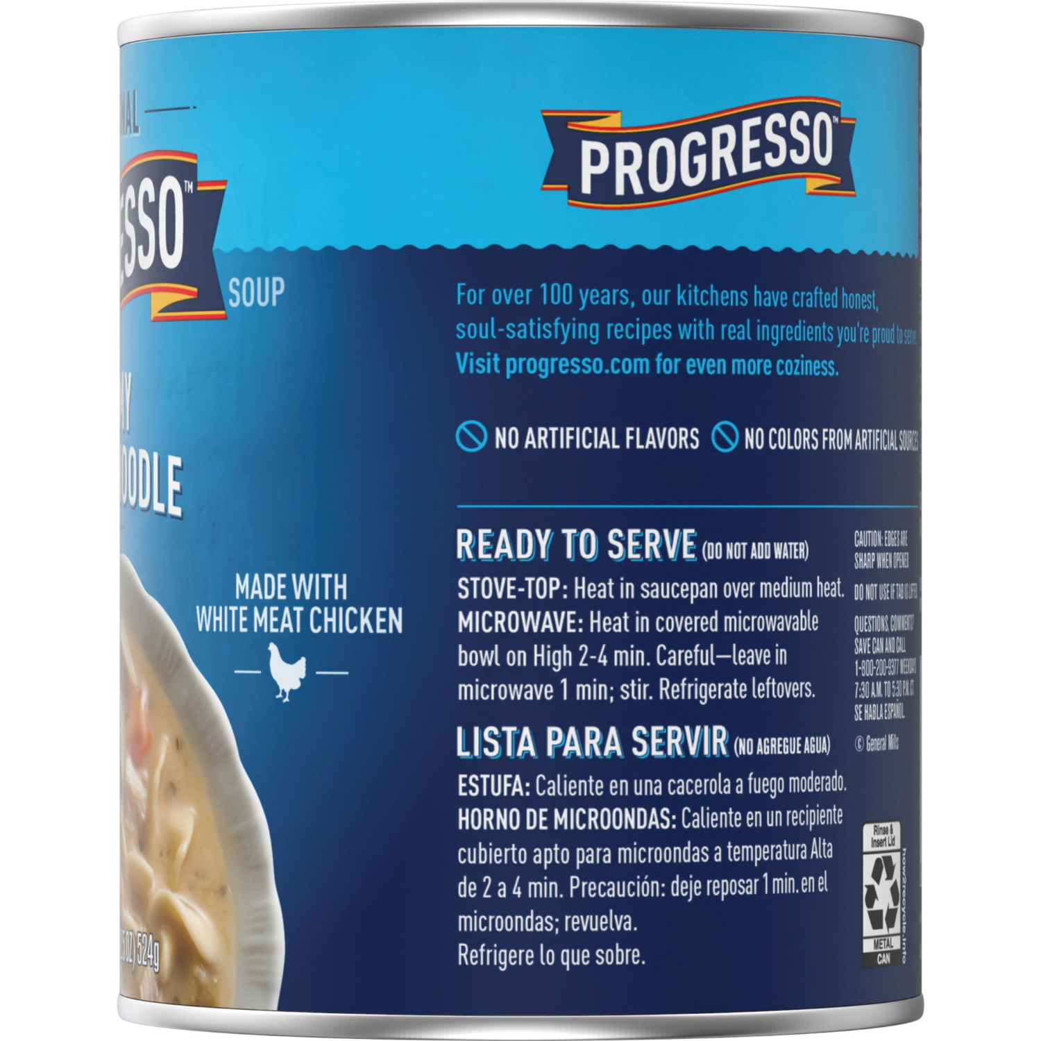 slide 3 of 3, Progresso Traditional, Creamy Chicken Noodle Canned Soup, 18.5 oz., 18.5 oz