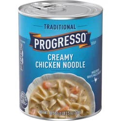 Progresso Traditional, Creamy Chicken Noodle Canned Soup, 18.5 oz.