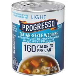 Progresso Light, Italian-Style Wedding Canned Soup, 18.5 oz