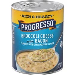 Progresso Rich & Hearty Gluten Free Broccoli Cheese Soup With Bacon, 18 oz.