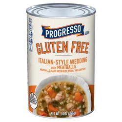 Progresso Gluten Free Italian-Style Wedding With Meatballs Canned Soup, 14 oz.