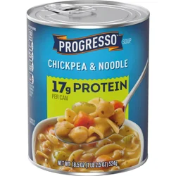 Progresso Chickpea & Noodle Protein Soup, Vegetarian, 18.5 oz.