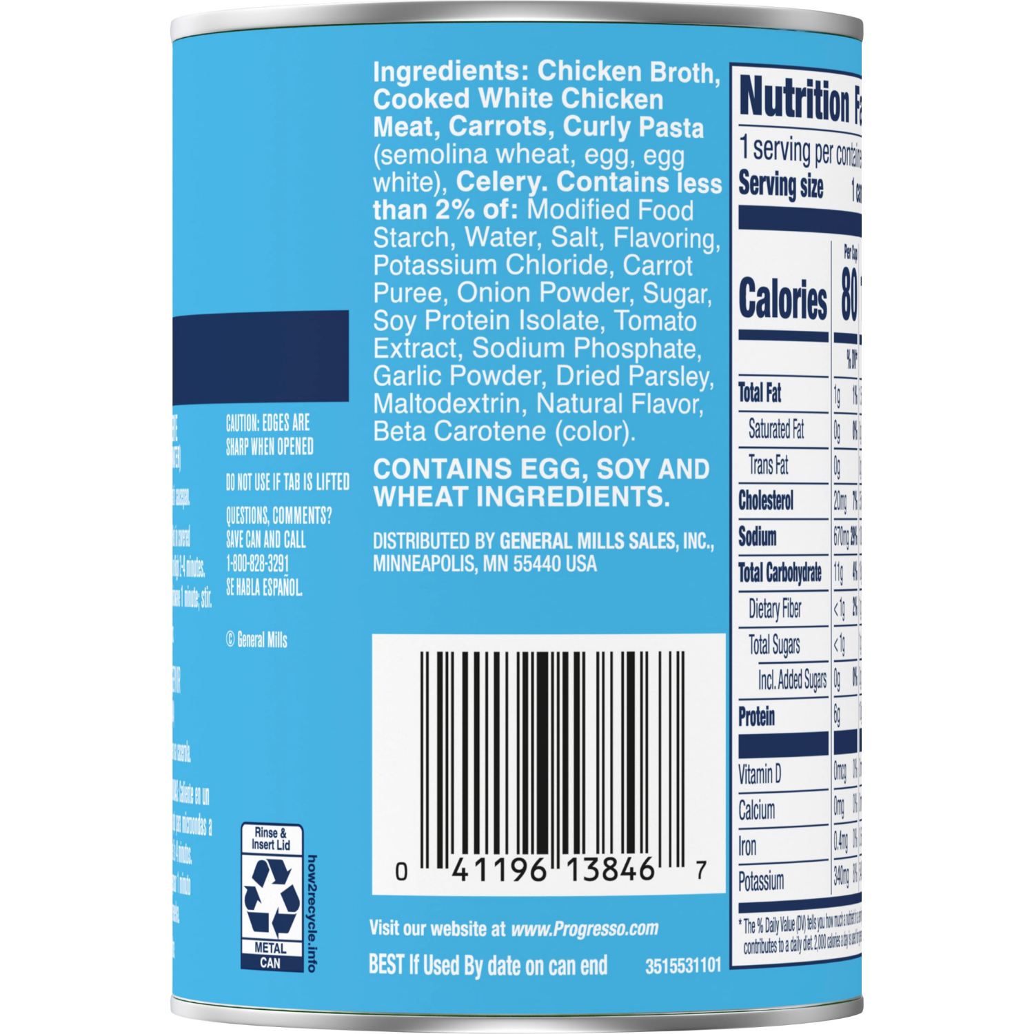 slide 2 of 7, Progresso Simple Favorites Chicken Noodle Soup, 14 OZ, 14 oz