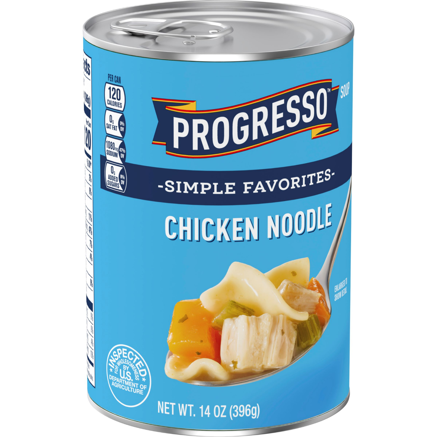 slide 5 of 7, Progresso Simple Favorites Chicken Noodle Soup, 14 OZ, 14 oz