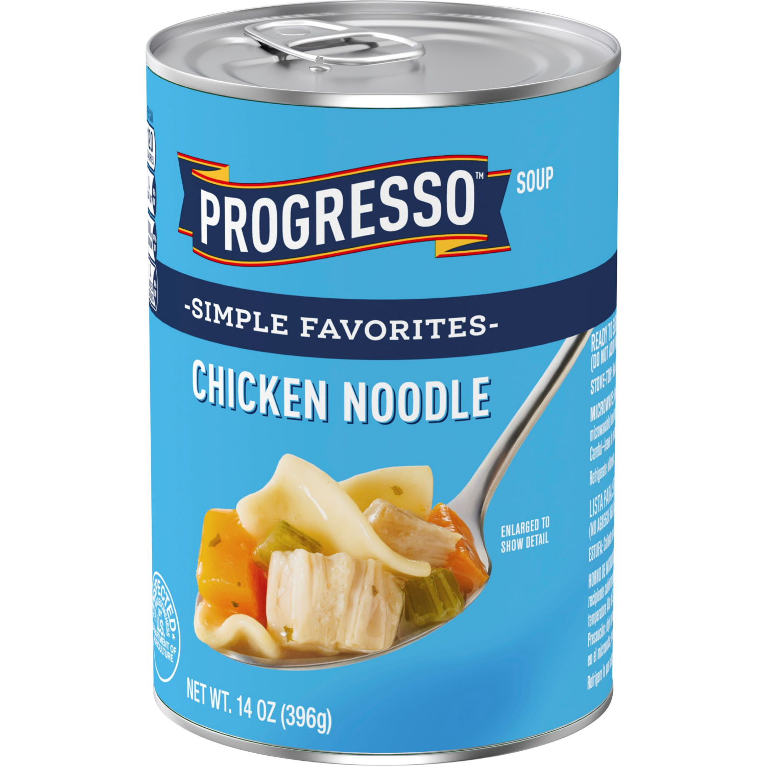 slide 6 of 7, Progresso Simple Favorites Chicken Noodle Soup, 14 OZ, 14 oz