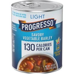 Progresso Light, Savory Vegetable Barley Canned Soup, 18.5 oz.