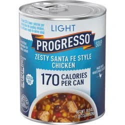 Progresso Light, Zesty Santa Fe Style Chicken Soup, Gluten Free, 18.5 oz.