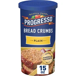 Progresso, Bread Crumbs, Plain, Pantry Staple, 15 oz