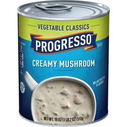 Progresso Vegetable Classics, Creamy Mushroom Canned Soup, Gluten Free, 18 oz.
