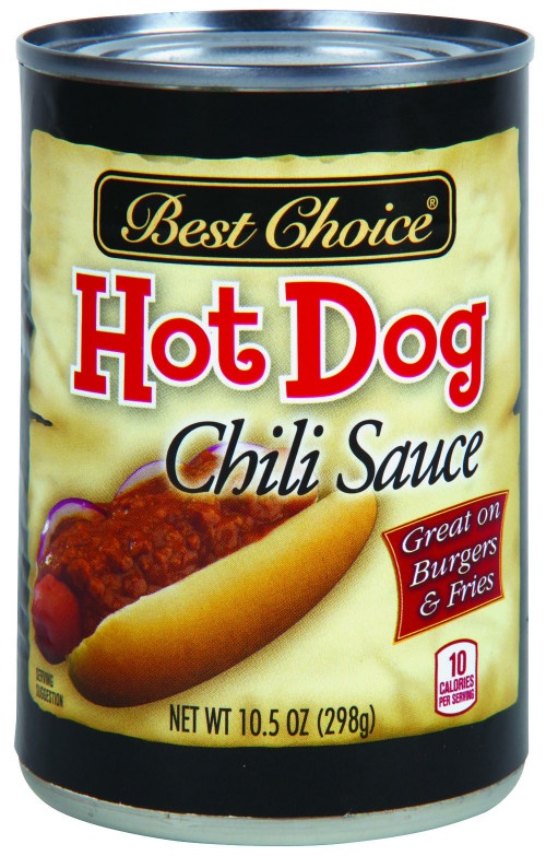 slide 1 of 1, Best Choice Hot Dog Chili Sauce, 10.5 oz