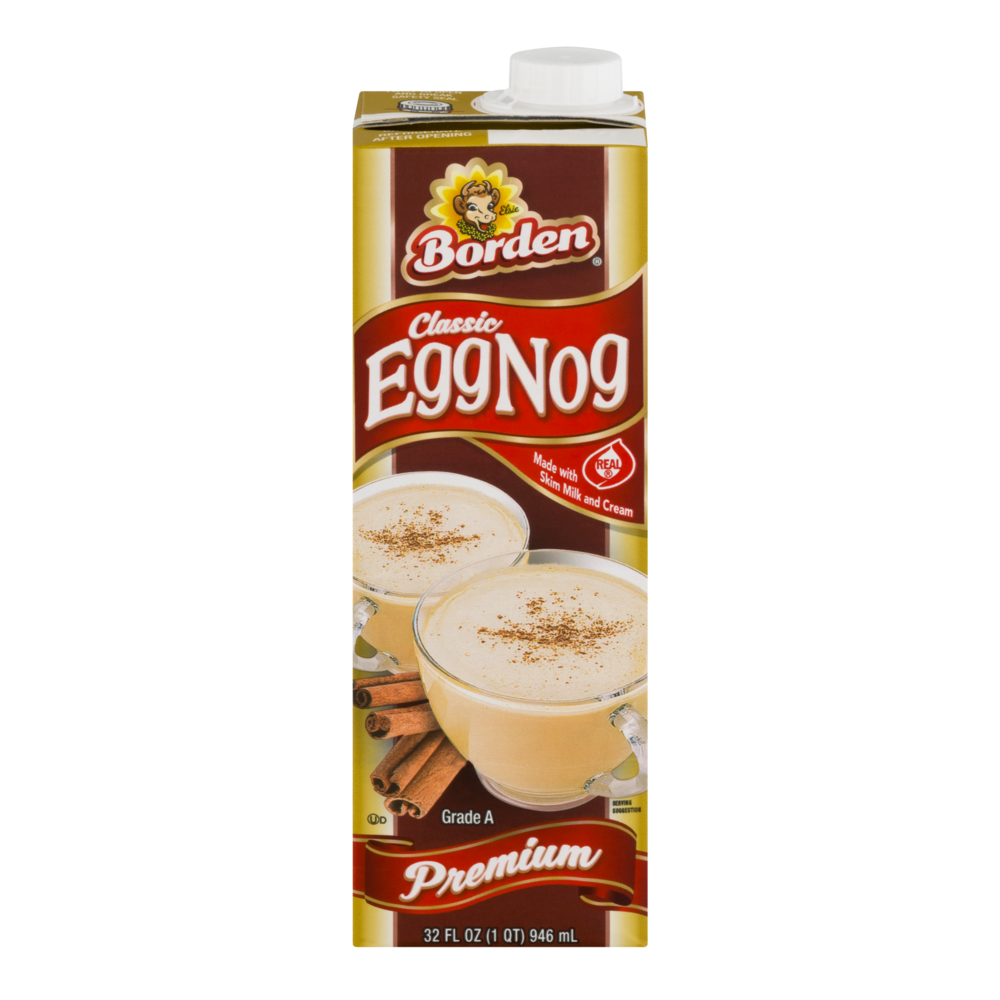 slide 1 of 1, Borden Eggnog Premium, 32 fl oz