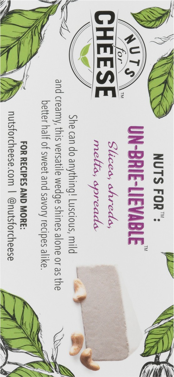 slide 11 of 14, Nuts for Cheese Organic & Dairy-Free Un-Brie-Lievable Fermented Cashew Product 4.2 oz, 4.2 oz