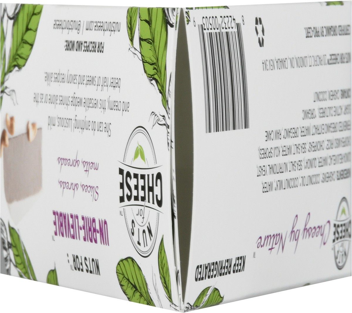 slide 7 of 14, Nuts for Cheese Organic & Dairy-Free Un-Brie-Lievable Fermented Cashew Product 4.2 oz, 4.2 oz
