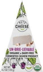 Nuts for Cheese Organic & Dairy-Free Un-Brie-Lievable Fermented Cashew Product 4.2 oz