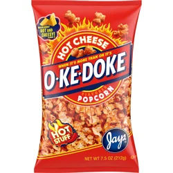 O-Ke-Doke Hot Stuff Cheese Flavored Popcorn