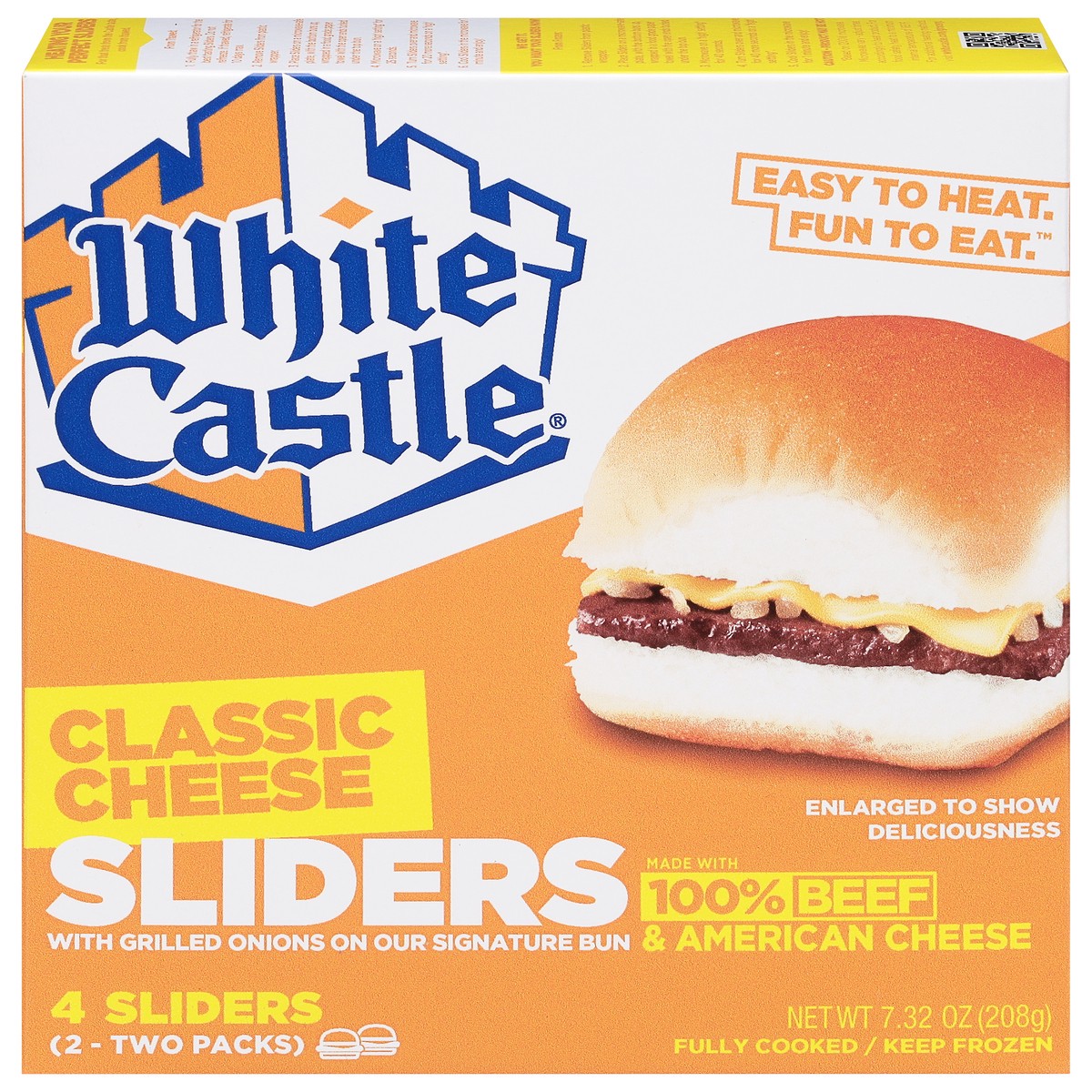 slide 1 of 1, White Castle Classic Cheese Sliders, 1 ct