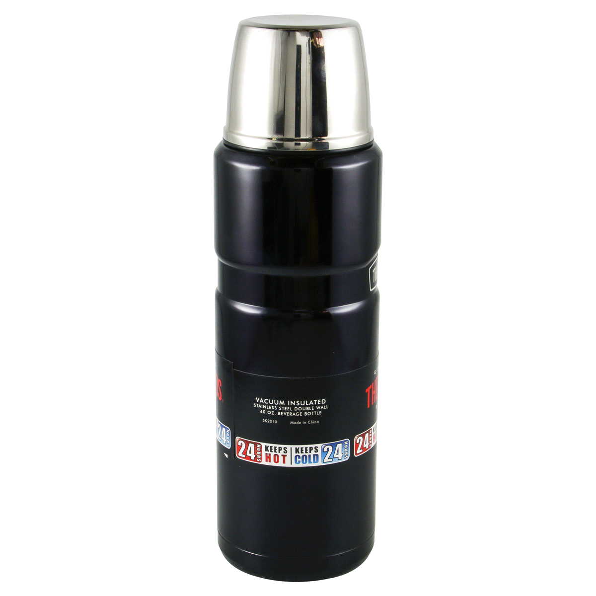 slide 2 of 4, Thermos King Stainless Steel - Midnight Blue, 40 oz