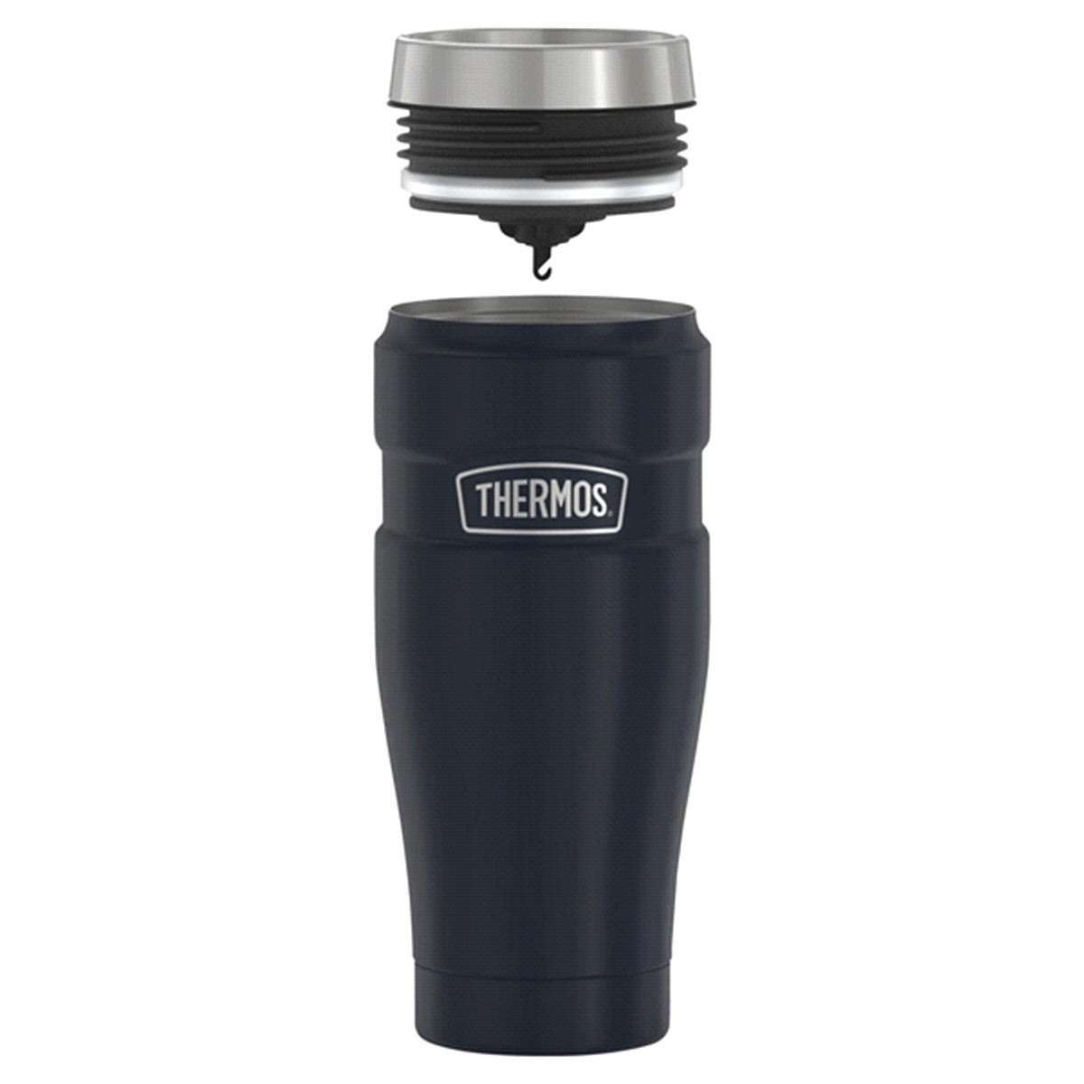slide 9 of 9, Thermos Stainless Steel King Tumbler, 16 oz