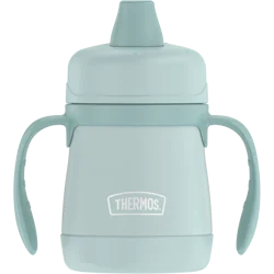 Thermos Stainless Steel Handled Sippy Cup Mint 7 Ounce.