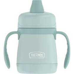 Thermos Stainless Steel Handled Sippy Cup Mint 7 Ounce.