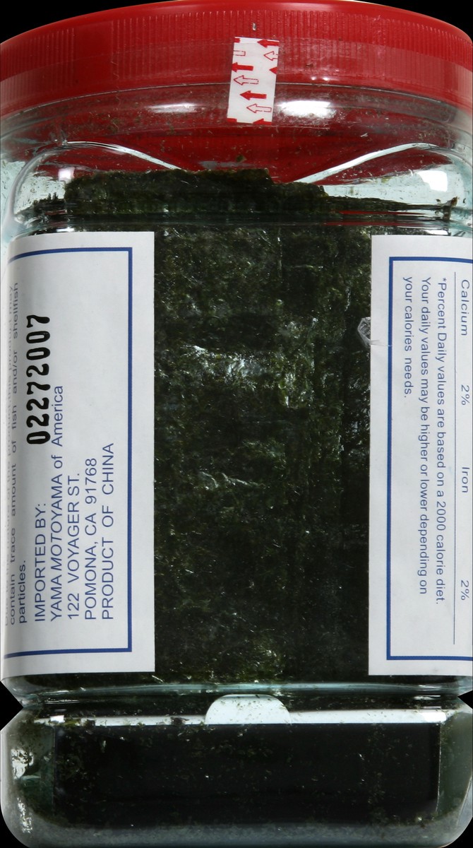 slide 3 of 3, Yamamotoyama Original Teriyaki Nori Seasoned Roasted Seaweed, 
