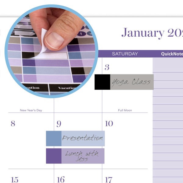 slide 7 of 10, AT-A-GLANCE Cambridge® Mariah 2026 Weekly Monthly Planner, Small, 5 1/2"" x 8 1/2"", 1 ct