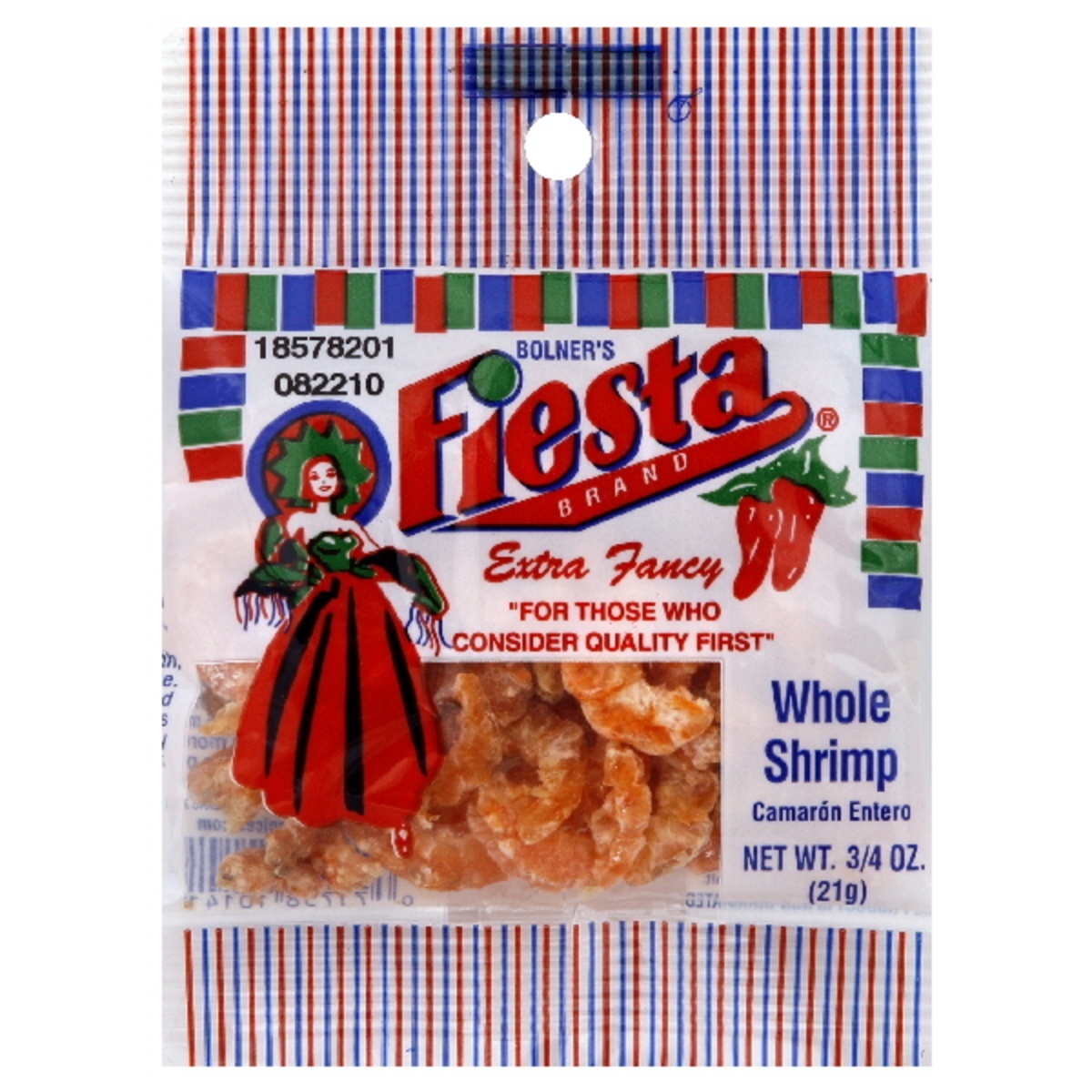 slide 1 of 1, Fiesta Spice Whole Shrimp, 0.75 oz