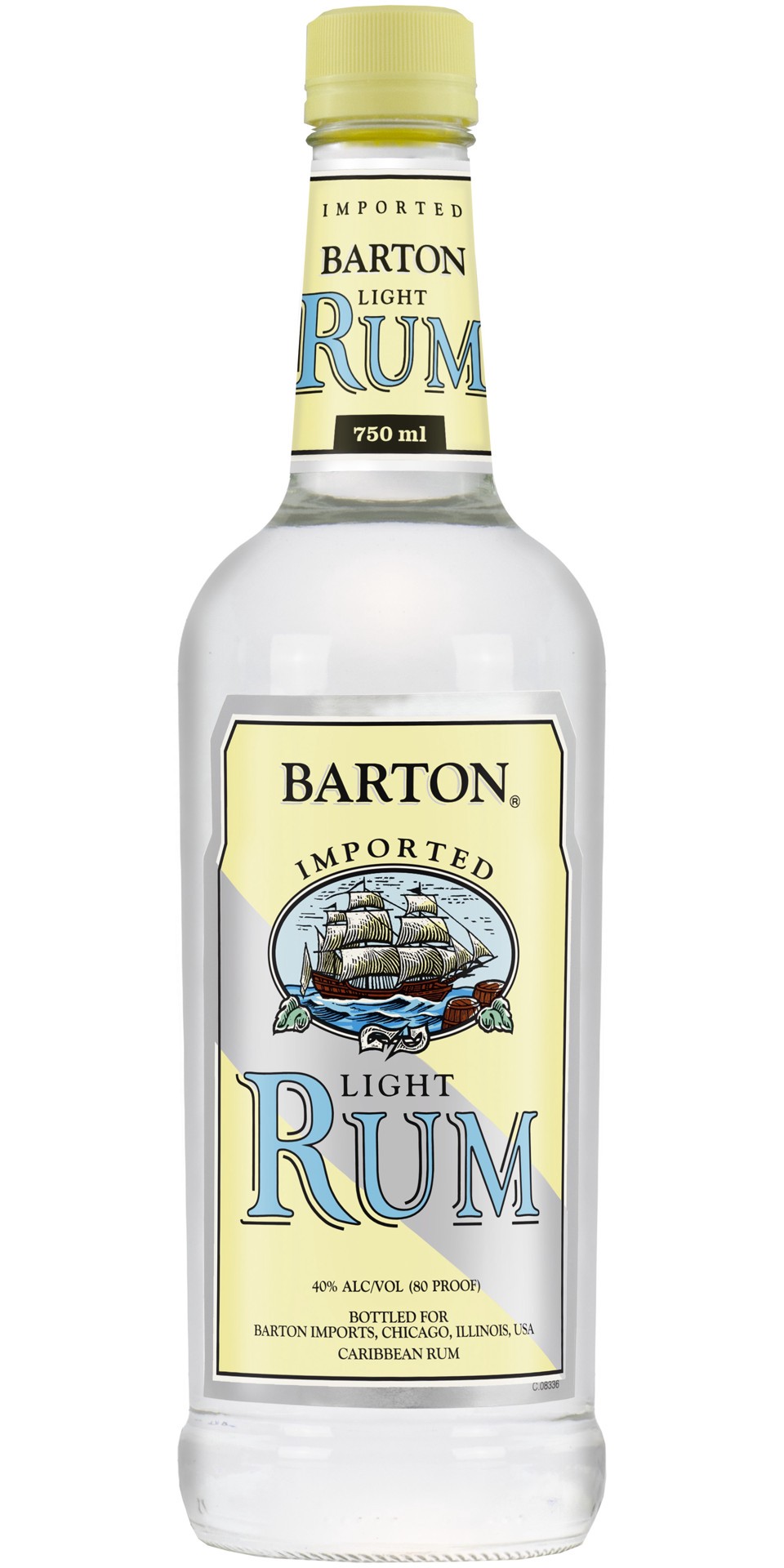 slide 1 of 2, Barton & Guestier Light Rum, 750 ml