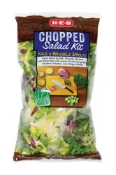 H-E-B Chopped Kale & Brussels Sprouts Salad Kit