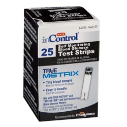 H-E-B InControl True Metrix Blood Glucose Test Strips