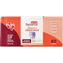 H-E-B Reliance Women's Postpartum & Incontinence Underwear - Medium, Texas-Size Pack