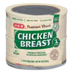 H-E-B Premium Chunk Chicken Breast in Water