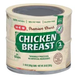 H-E-B Premium Chunk Chicken Breast in Water
