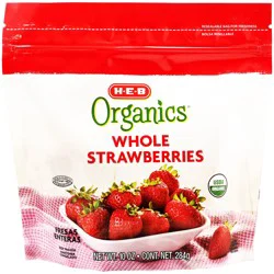 H-E-B Organics Frozen Whole Strawberries