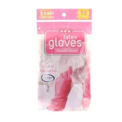 H-E-B Reusable Latex Gloves