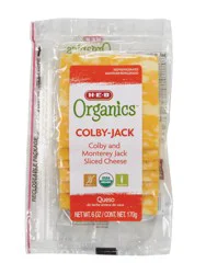 H-E-B Organics Colby Jack Sliced Cheese