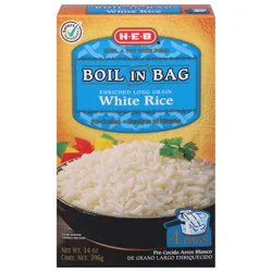 H-E-B Boil in Bag Enriched Long Grain White Rice