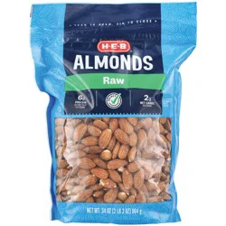 H-E-B Whole Raw Almonds