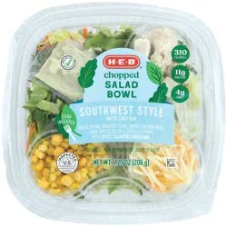 H-E-B Chopped Salad Bowl - Southwest Style Chicken