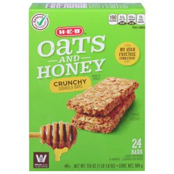 H-E-B Oats & Honey Crunchy Granola Bars