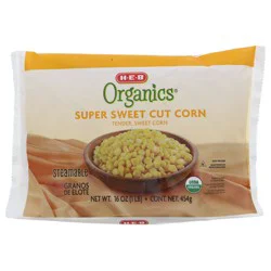 H-E-B Organics Steamable Super Sweet Cut Corn