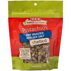 H-E-B Select Ingredients Roasted & Salted Pistachio Kernels