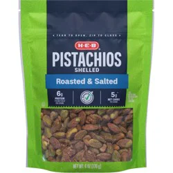 H-E-B Salted Roasted Shelled Pistachios