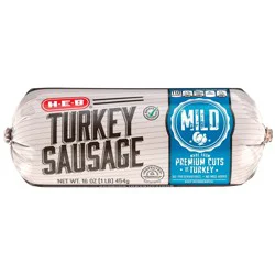 H-E-B Premium Turkey Breakfast Sausage - Mild