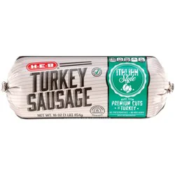H-E-B Premium Turkey Breakfast Sausage - Italian-Style