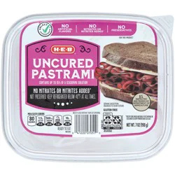 H-E-B Uncured Beef Pastrami Lunch Meat