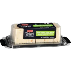 H-E-B Monterey Jack with Jalapeno Cracker Cut Cheese