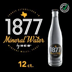 H-E-B 1877 Mineral Water 12 pk Bottles